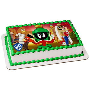 Merry Melodies Marvin the Martian Edible Cake Topper Image ABPID56916