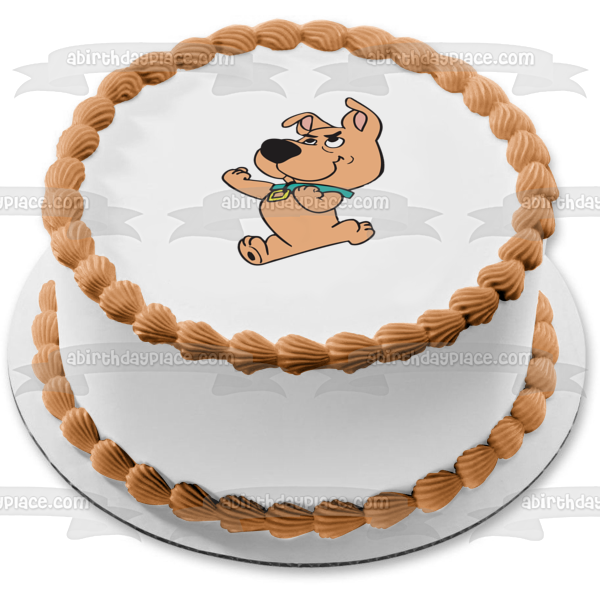 Scooby Doo Movie Scrappy Doo Fists Boxing Edible Cake Topper Image ABPID56932