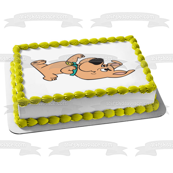 Scooby Doo Movie Scrappy Doo Fists Boxing Edible Cake Topper Image ABPID56932