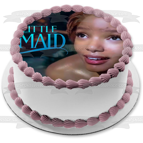 The Little Mermaid Ariel Edible Cake Topper Image ABPID56934