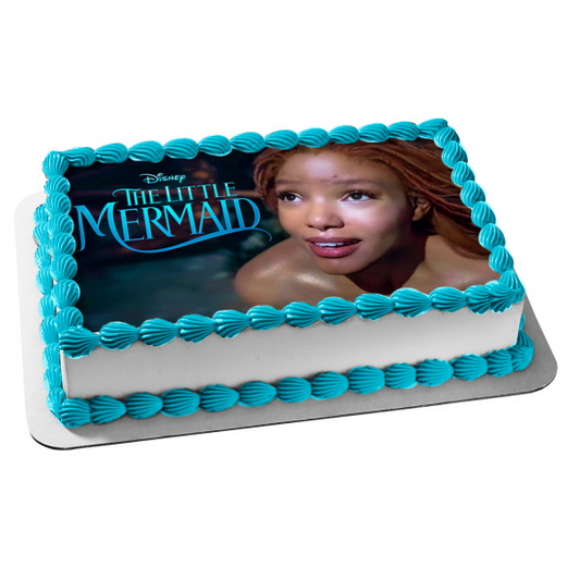 The Little Mermaid Ariel Edible Cake Topper Image ABPID56934