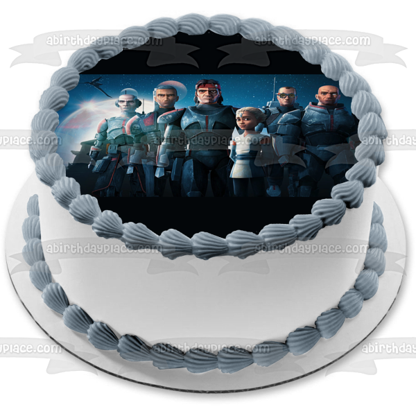 Star Wars: The Clone Wars Animated Series Captain Rex Edible Cake Topper Image ABPID56936