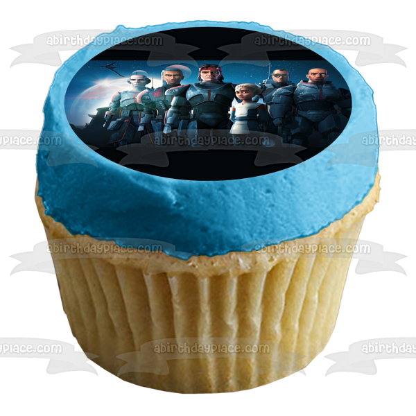 Star Wars: The Clone Wars Animated Series Captain Rex Edible Cake Topper Image ABPID56936