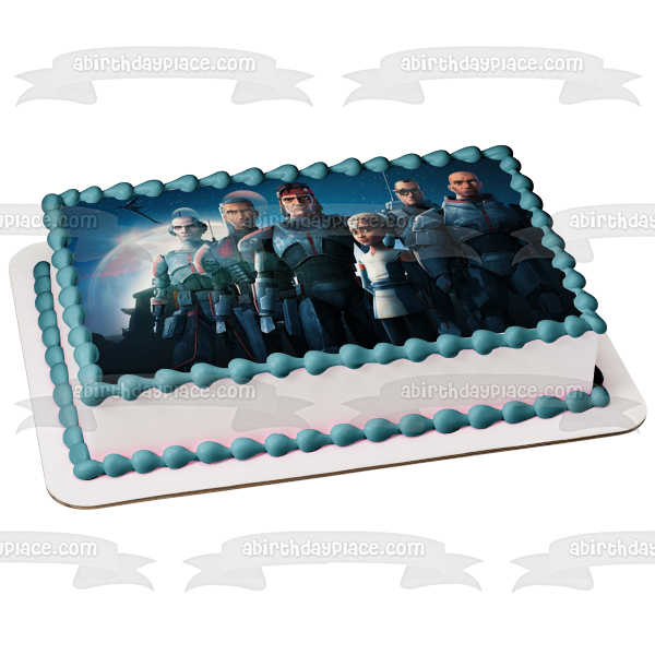 Star Wars: The Clone Wars Animated Series Captain Rex Edible Cake Topper Image ABPID56936