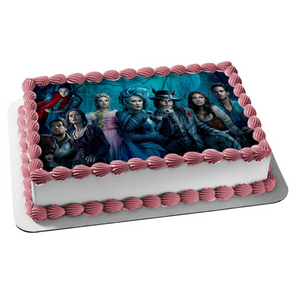 Into the Woods Movie Poster the Witch the Bakers Wife and the Big Bad Wolf Edible Cake Topper Image ABPID56989