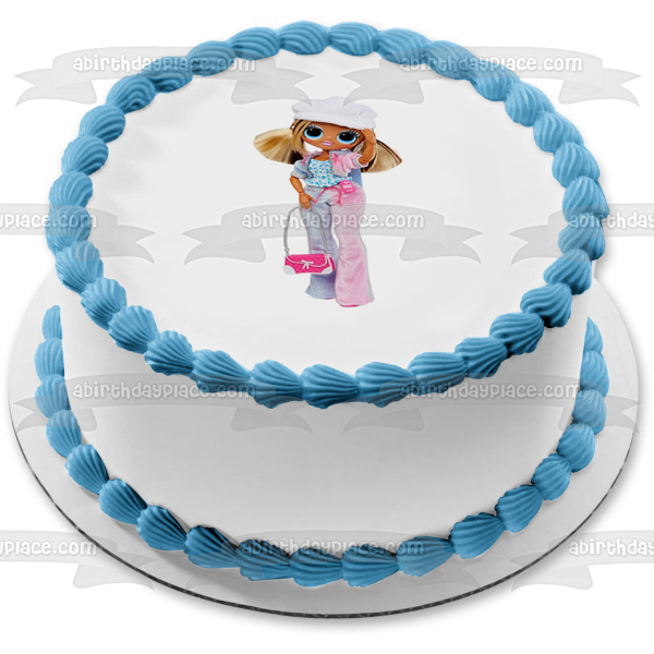 LOL Surprise Omg Trendsetter Fashion Doll Edible Cake Topper Image ABPID57037
