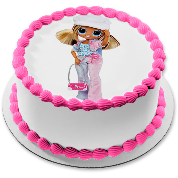 LOL Surprise Omg Trendsetter Fashion Doll Edible Cake Topper Image ABPID57037
