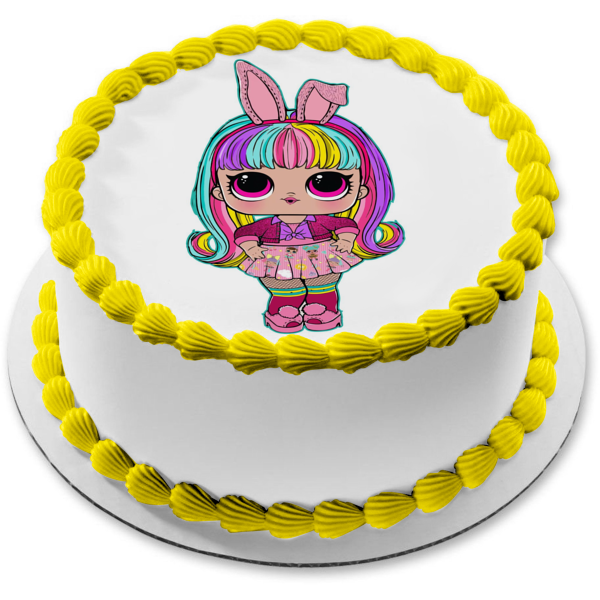 LOL Surprise Fashion Doll Edible Cake Topper Image ABPID57051