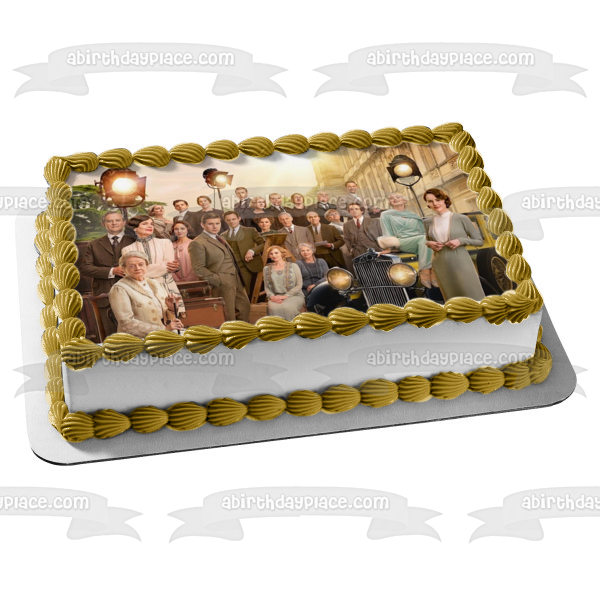 Downton Abbey: A New Era Violet Myrna Jack Guy and Lucy Edible Cake Topper Image ABPID57052