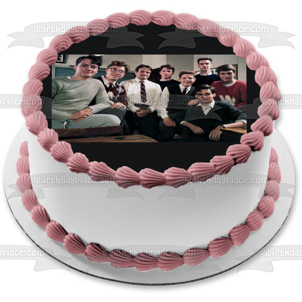 Dead Poet's Society John Keating Todd Neil Charlie Knox Richard and Stephen Edible Cake Topper Image ABPID57046