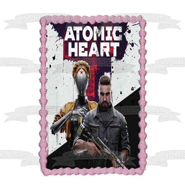 Atomic Heart Assorted Characters Edible Cake Topper Image ABPID57057
