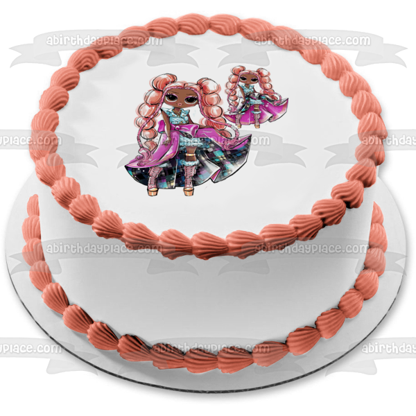LOL. Surprise Fashion Show Mega Runway Edible Cake Topper Image ABPID57064