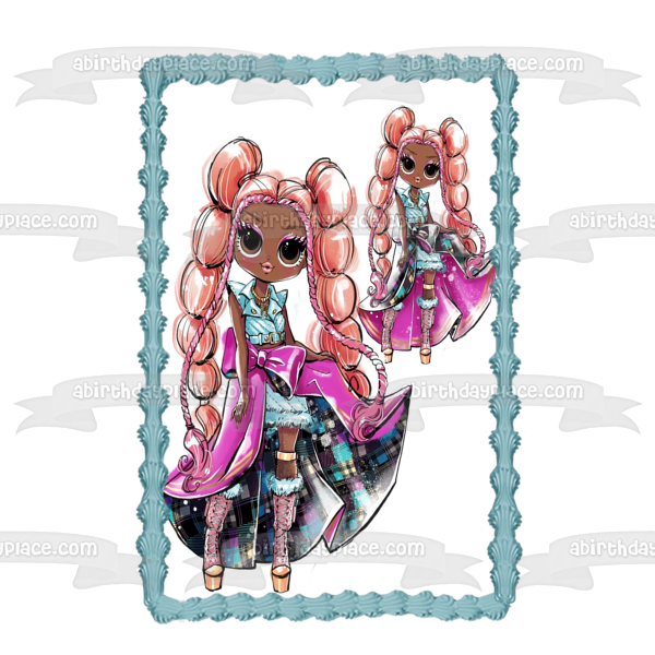 LOL. Surprise Fashion Show Mega Runway Edible Cake Topper Image ABPID57064