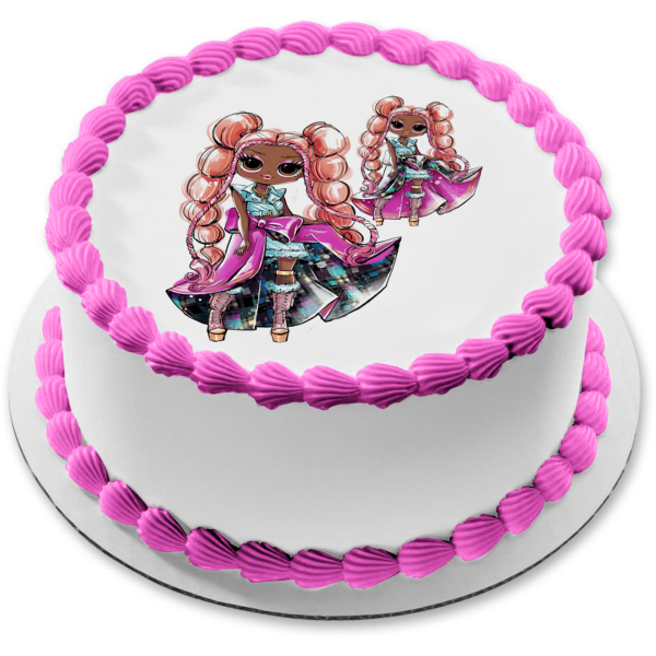 LOL. Surprise Fashion Show Mega Runway Edible Cake Topper Image ABPID57064