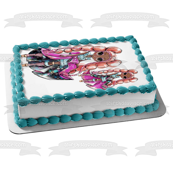 LOL. Surprise Fashion Show Mega Runway Edible Cake Topper Image ABPID57064