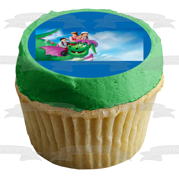 Pete's Dragon Lampie Nora and Lena Edible Cake Topper Image ABPID57066