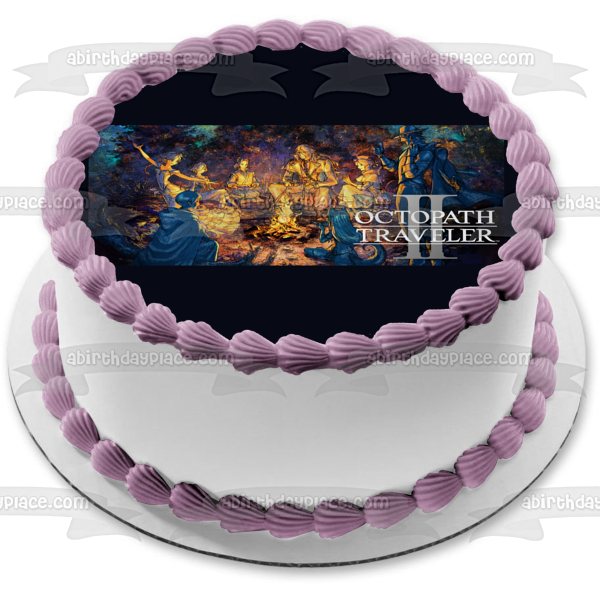 Imagen comestible para decoración de tarta Octopath Traveler 2 ABPID57081 