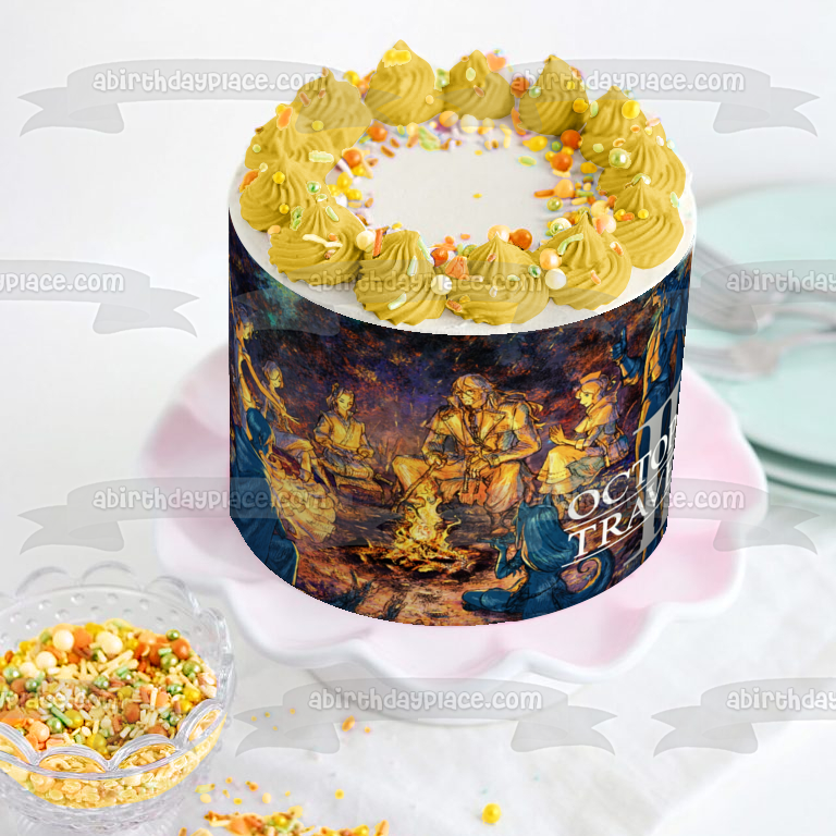 Imagen comestible para decoración de tarta Octopath Traveler 2 ABPID57081 