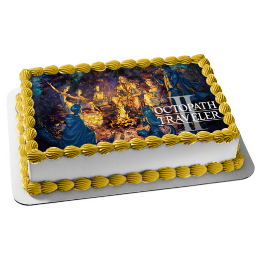 Octopath Traveler 2 Edible Cake Topper Image ABPID57081