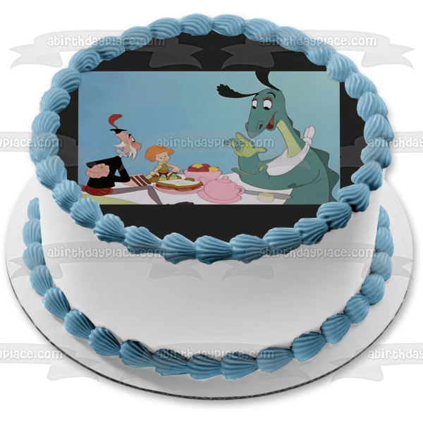 El dragón reacio Sir Giles el dragón Imagen comestible para decoración de tarta ABPID57092 