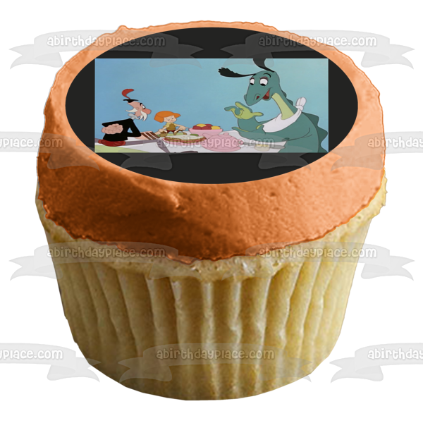 El dragón reacio Sir Giles el dragón Imagen comestible para decoración de tarta ABPID57092 