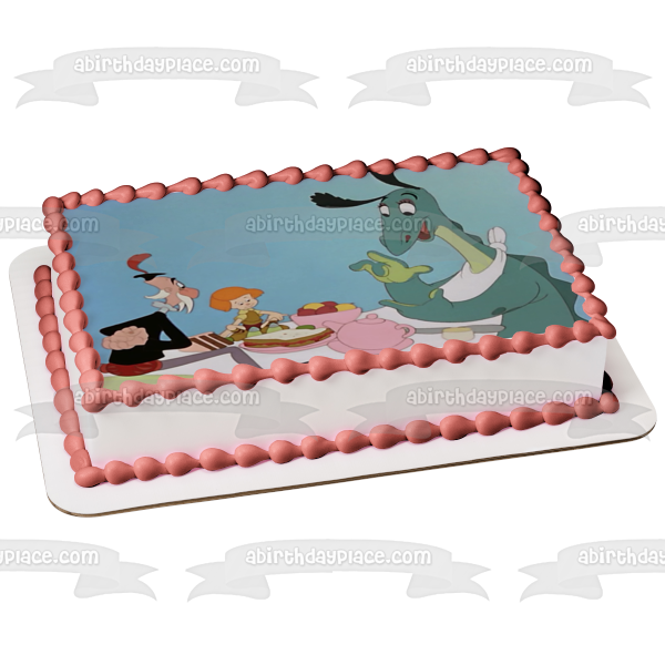 El dragón reacio Sir Giles el dragón Imagen comestible para decoración de tarta ABPID57092 