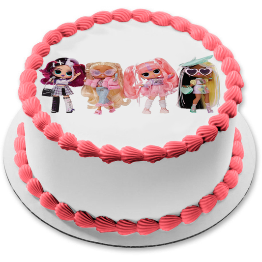 JAJAJA. Sorpresa Tweens Jenny Rox Ali Dance Olivia Flutter Darcy Blush Decoración comestible para tarta Imagen ABPID57084 