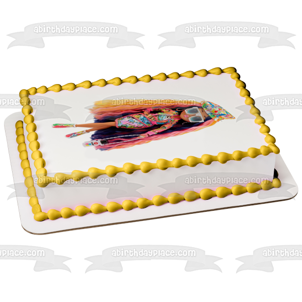 LOL Surprise Omg Fashion Doll Sketches Edible Cake Topper Image ABPID57086