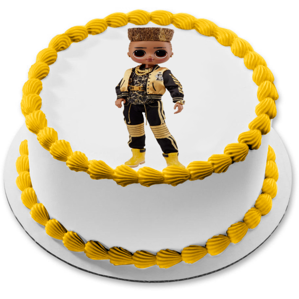 LOL Surprise Omg Guys Fashion Doll Prince Bee Adorno comestible para tarta Imagen ABPID57096 