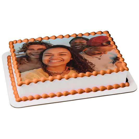 Outer Banks Sarah John JJ and Pope Edible Cake Topper Image ABPID57110