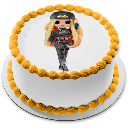 JAJAJA. Sorpresa Omg Skatepark QT Fashion Doll Decoración comestible para tarta Imagen ABPID57105 