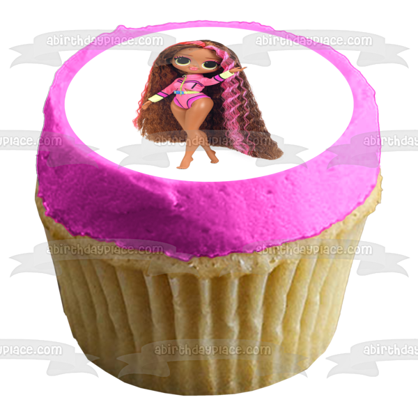 JAJAJA. Sorpresa Omg Swim Coral Waves Decoración comestible para tarta Imagen ABPID57114 