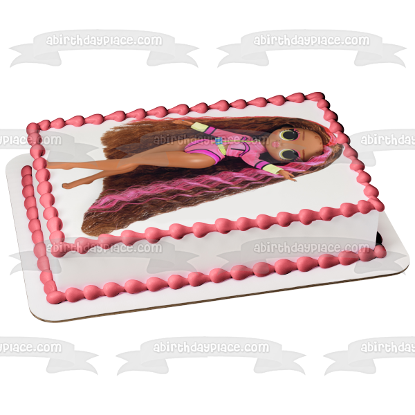 JAJAJA. Sorpresa Omg Swim Coral Waves Decoración comestible para tarta Imagen ABPID57114 