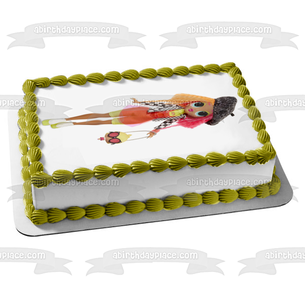 LOL. Surprise Omg  Neonlicious Dukke Edible Cake Topper Image ABPID57108
