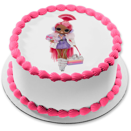 JAJAJA. Sorpresa Omg Deportes Moda Muñeca Skate Boss Comestible Cake Topper Imagen ABPID57120 