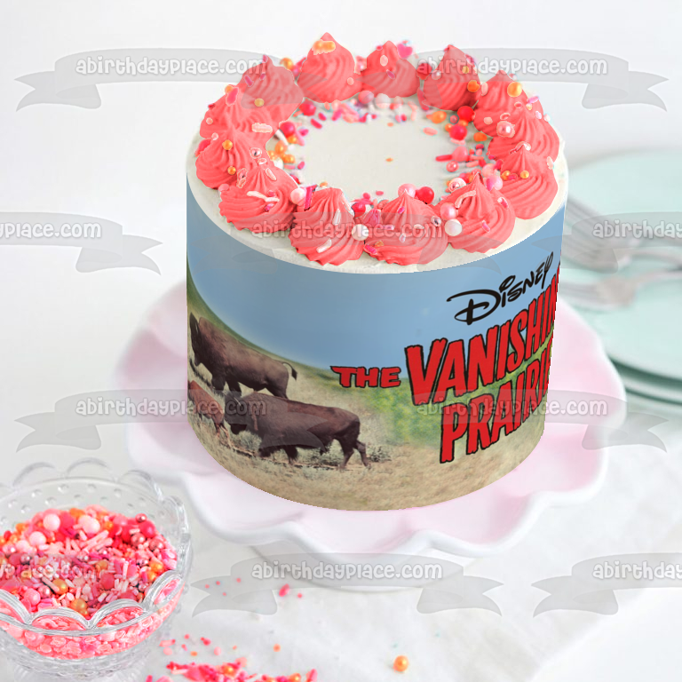 Decoración comestible para tarta con animales de granja de la pradera que desaparecen, imagen ABPID57132 
