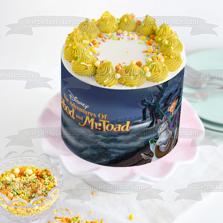 The Adventures of Ichabod and Mr. Toad Edible Cake Topper Image ABPID57133