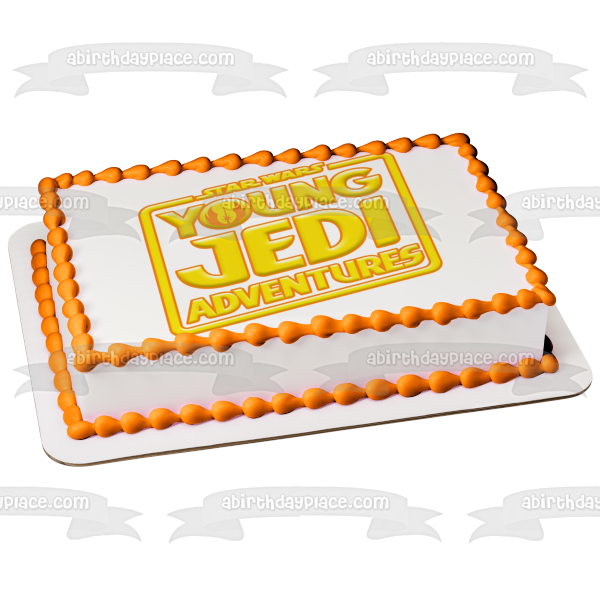 Imagen de decoración comestible para tarta de Star Wars Young Jedi Adventures ABPID57134 