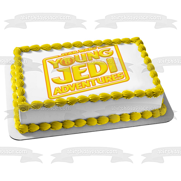 Imagen de decoración comestible para tarta de Star Wars Young Jedi Adventures ABPID57134 