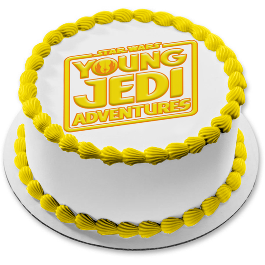Imagen de decoración comestible para tarta de Star Wars Young Jedi Adventures ABPID57134 