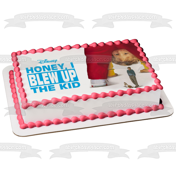 Cariño, hice estallar al niño Wayne Imagen comestible para decoración de tarta ABPID57127 