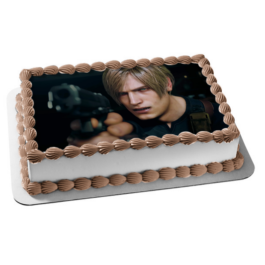 Imagen de decoración comestible para tarta de Resident Evil 4 Remake ABPID57140 