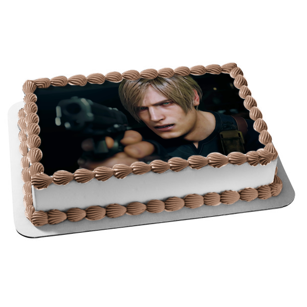 Resident Evil 4 Remake Edible Cake Topper Image ABPID57140 – A Birthday Place