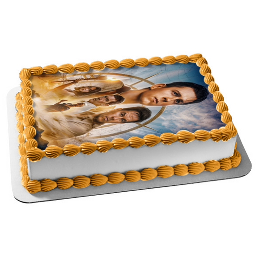 Imagen comestible para decoración de tarta de Uncharted Nathan Victor y Chloe ABPID57141 