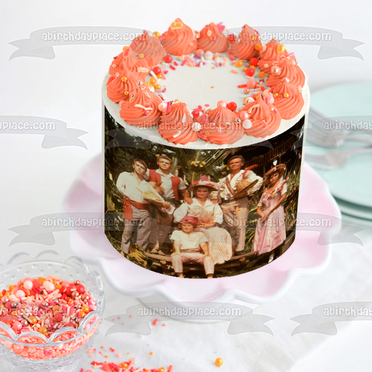 Swiss Family Robinson Fritz Jack Elizabeth and Earnest Edible Cake Topper Image ABPID57152