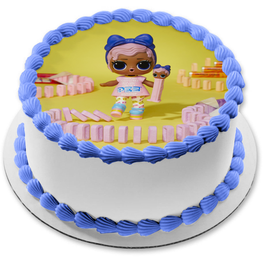 JAJAJA. ¡Sorpresa! Adorno comestible para tarta de muñeca de mini dulces surtidos Imagen ABPID57154 