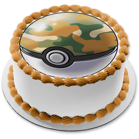Imagen comestible para decoración de tarta de Pokémon Safari Ball ABPID57155 