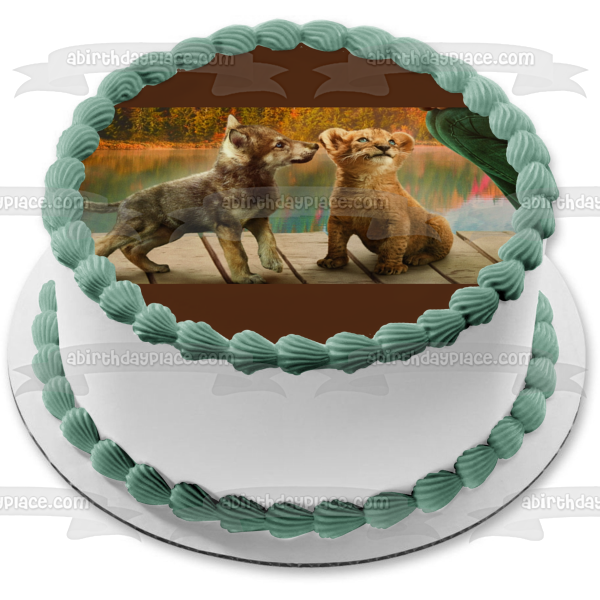 The Wolf and the Lion Edible Cake Topper Image ABPID57158