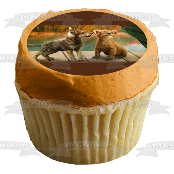 The Wolf and the Lion Edible Cake Topper Image ABPID57158