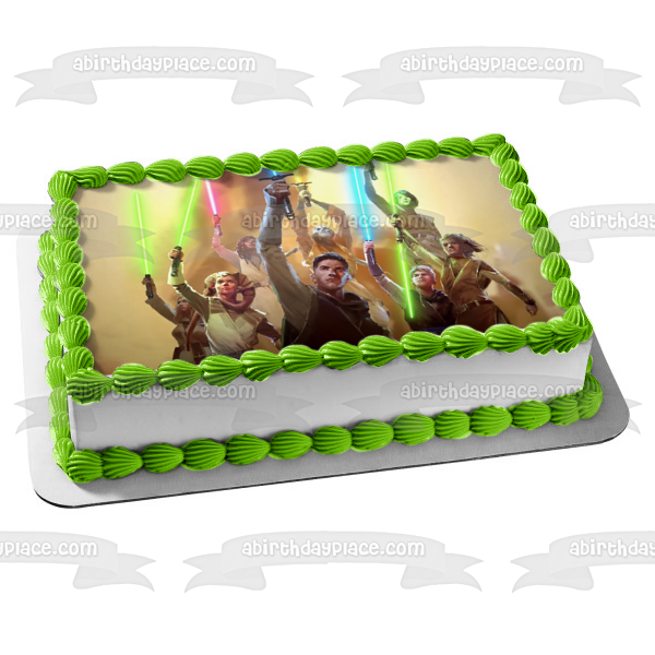 Imagen de decoración comestible para tarta de Star Wars: La Alta República ABPID57150 